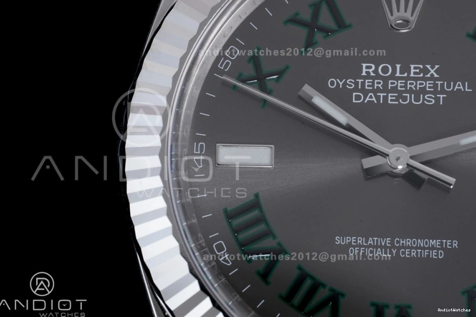 41 657 Edition Datejust Dial Clean Steel SS 904L Durable Best Gray SS 1:1 Bracelet SH Green Roman on 0801
